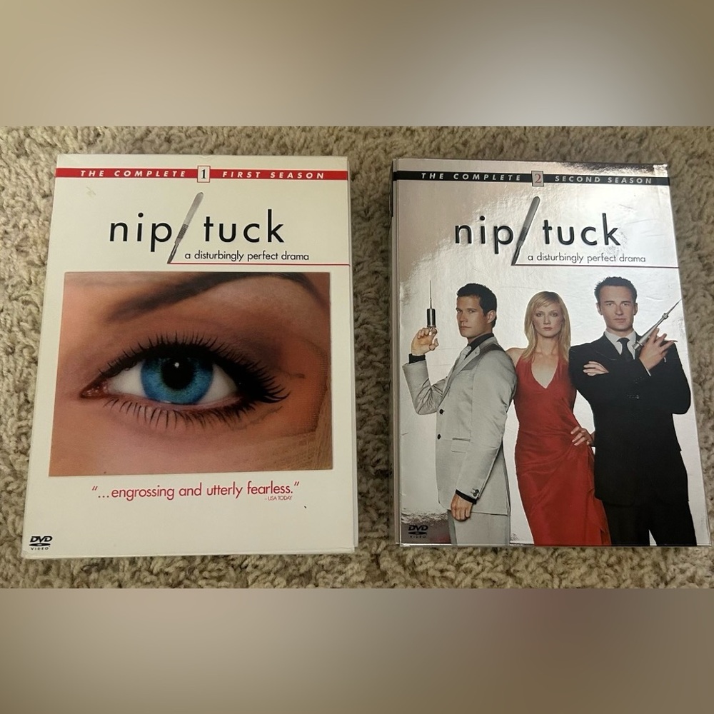 Nip/Tuck complete first and second season DVDs
